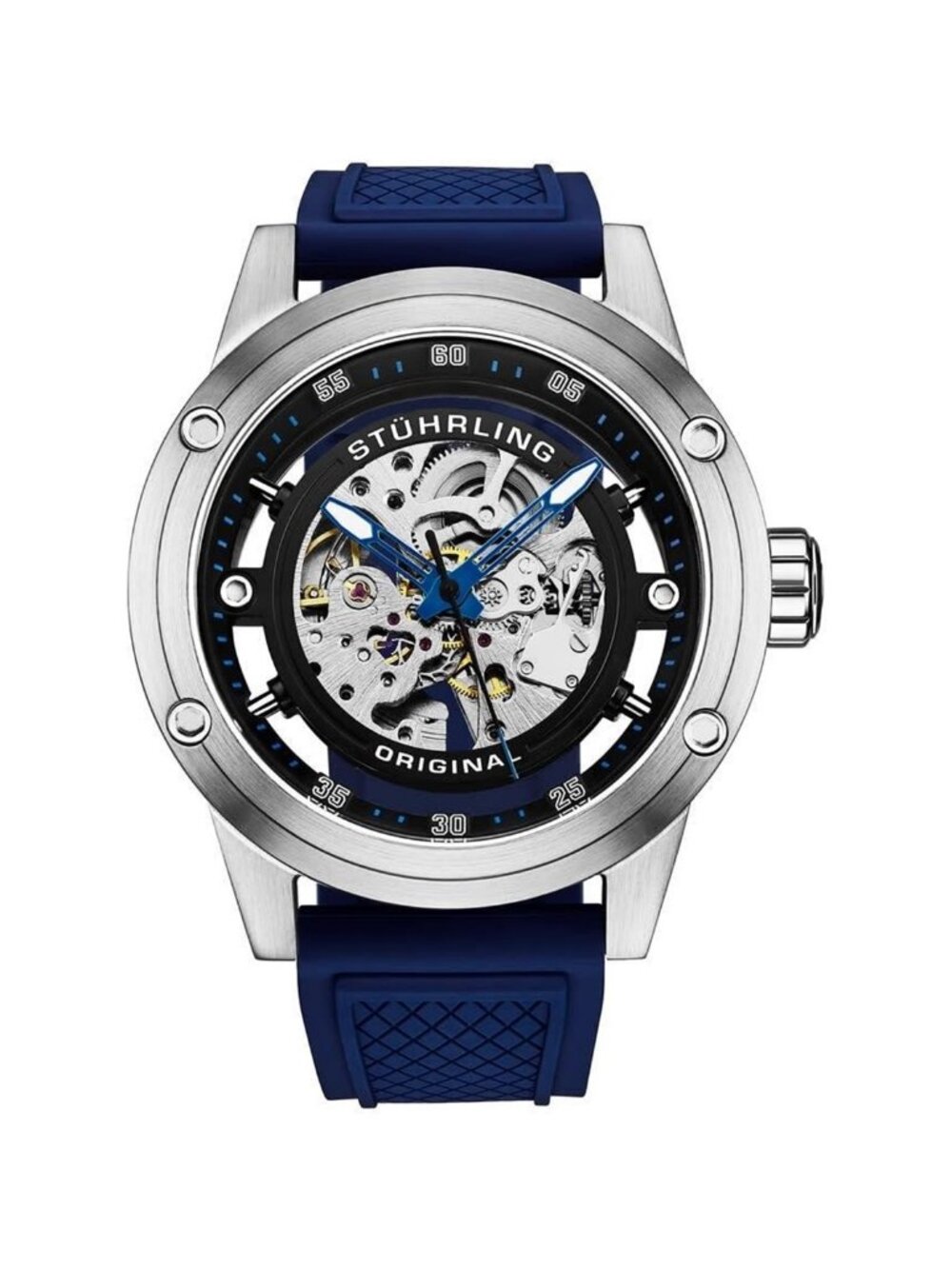 NWT Stuhrling Original Legacy Automatic Black Dial Men's Watch